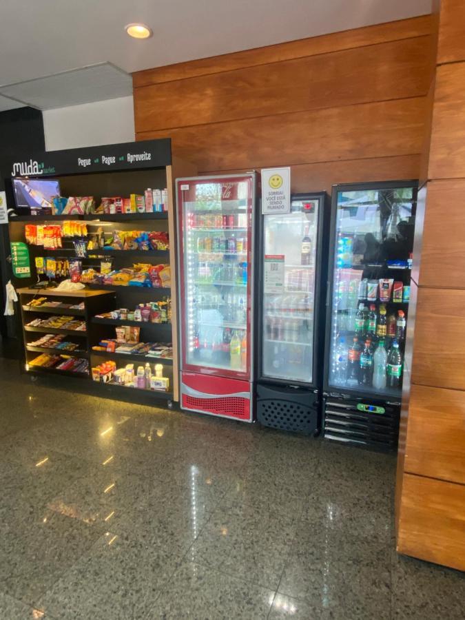 Flat Com Vista Panoramica -15- Na Barra Da Tijuca - Estacionamento Gratuito - Frigobar - Ar Condicionado - Piscina - Academia - Balsa Para Praia Gratis - Varanda - Vista Parcial Mar E Lagoa Рио-де-Жанейро Экстерьер фото