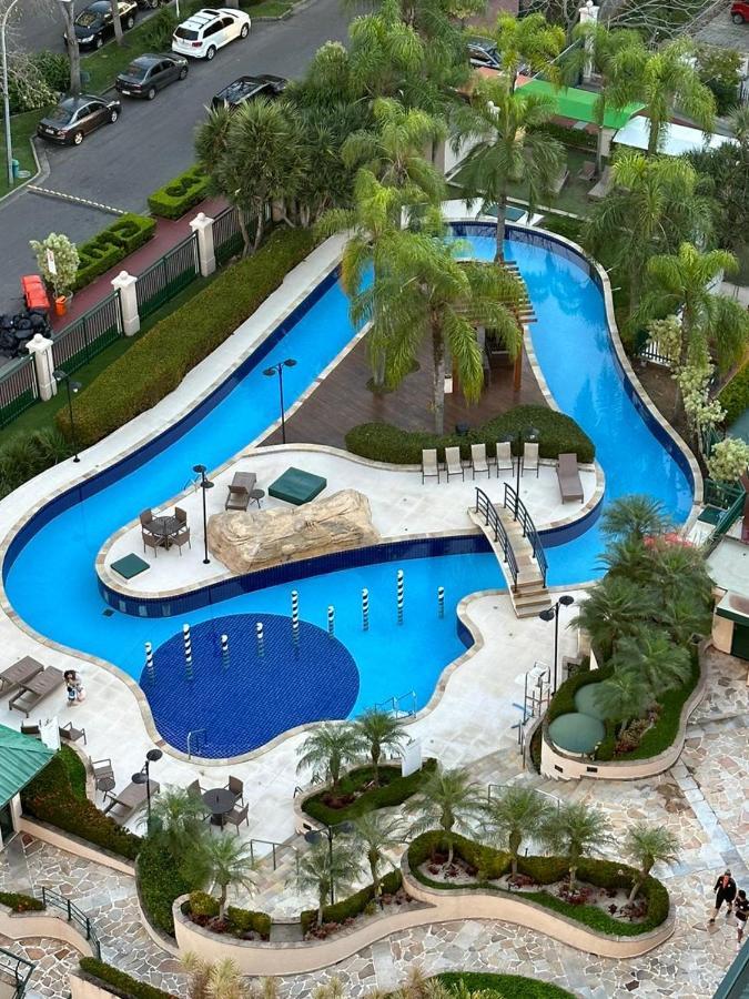 Flat Com Vista Panoramica -15- Na Barra Da Tijuca - Estacionamento Gratuito - Frigobar - Ar Condicionado - Piscina - Academia - Balsa Para Praia Gratis - Varanda - Vista Parcial Mar E Lagoa Рио-де-Жанейро Экстерьер фото