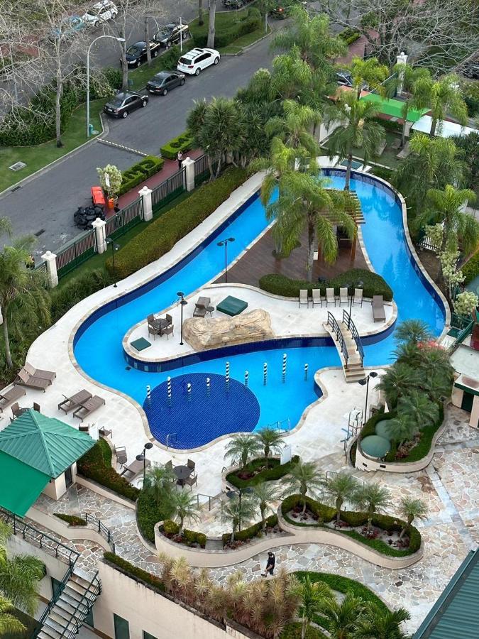 Flat Com Vista Panoramica -15- Na Barra Da Tijuca - Estacionamento Gratuito - Frigobar - Ar Condicionado - Piscina - Academia - Balsa Para Praia Gratis - Varanda - Vista Parcial Mar E Lagoa Рио-де-Жанейро Экстерьер фото