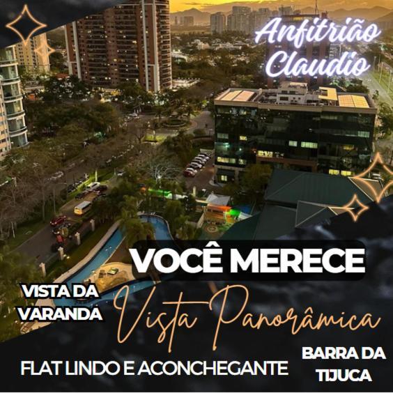 Flat Com Vista Panoramica -15- Na Barra Da Tijuca - Estacionamento Gratuito - Frigobar - Ar Condicionado - Piscina - Academia - Balsa Para Praia Gratis - Varanda - Vista Parcial Mar E Lagoa Рио-де-Жанейро Экстерьер фото