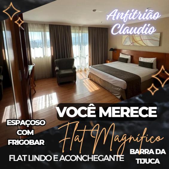 Flat Com Vista Panoramica -15- Na Barra Da Tijuca - Estacionamento Gratuito - Frigobar - Ar Condicionado - Piscina - Academia - Balsa Para Praia Gratis - Varanda - Vista Parcial Mar E Lagoa Рио-де-Жанейро Экстерьер фото